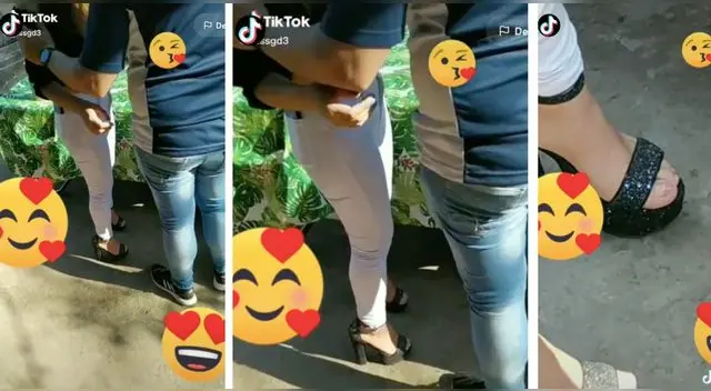 La peculiar escena se ha vuelto tendencia en las redes.