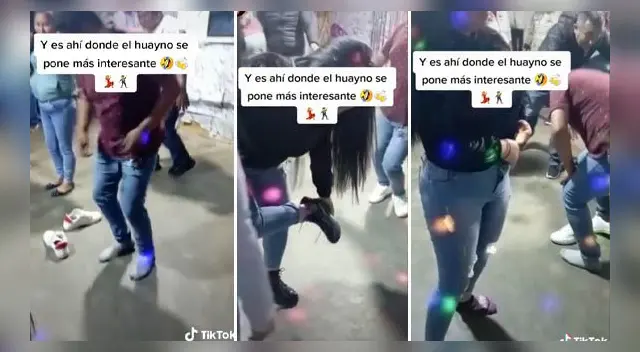 La curiosa actitud de ambos previo al duelo de huayno se volvió tendencia en redes.