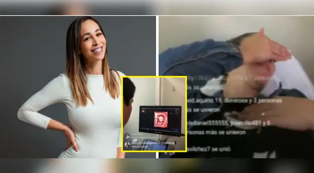 Olinda Castañeda pasa examen ecográfico de su bebé. Olinda Castañeda pasa examen ecográfico de su bebé.