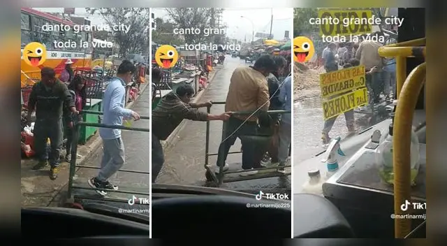 El peculiar video es viral en las redes sociales.