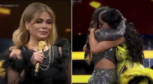 Gisela Valcárcel conmovida con abrazo de Ethel Pozo y Melissa Paredes.