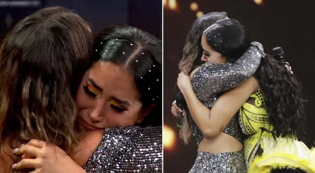 Melissa Paredes y Ethel Pozo se abrazaron en El Gran Show. Melissa Paredes y Ethel Pozo se abrazaron en El Gran Show.