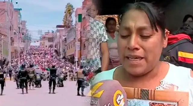 Madre de estudiante acusa a policías de Huanta de matar a su hijo.