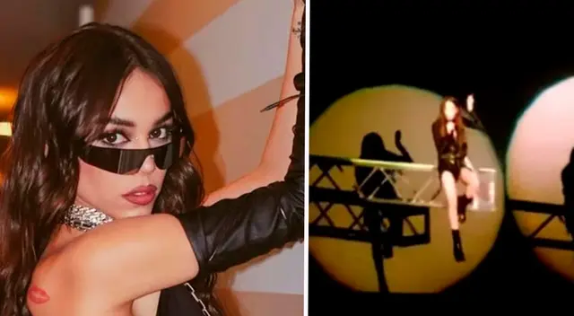 Danna Paola protagoniza peculiar escena en concierto. Danna Paola protagoniza peculiar escena en concierto.