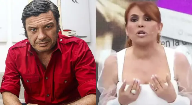 Magaly Medina arremete contra Lucho Cáceres.