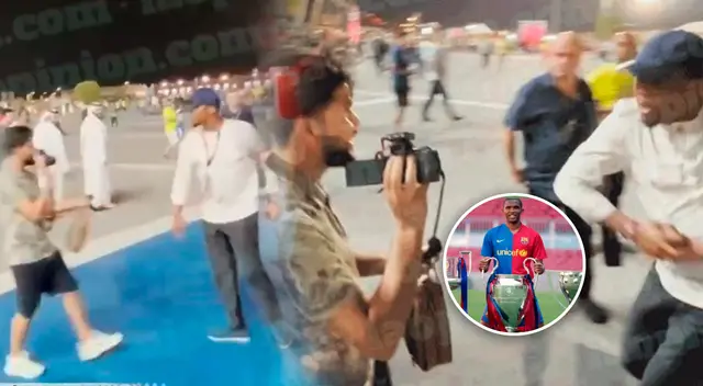 Samuel Eto'o le pegó a un aficionado y causó un momento de terror en Doha. Samuel Eto'o le pegó a un aficionado y causó un momento de terror en Doha.