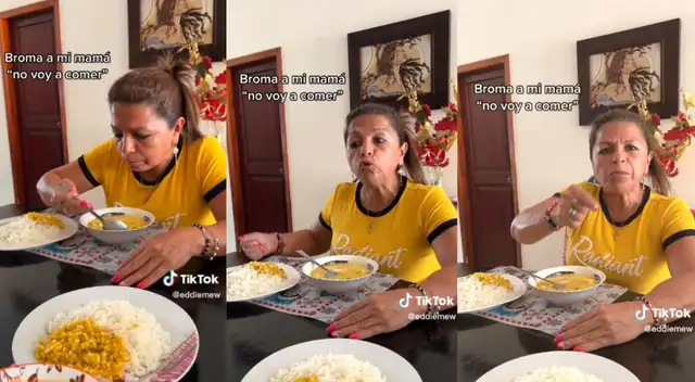 Su madre le advirtió que de no comer sería capaz de hacerle pasar vergüenza frente a sus amistades