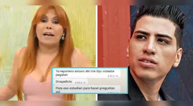 Magaly Medina saca cara por su reportero contra John Kelvin.