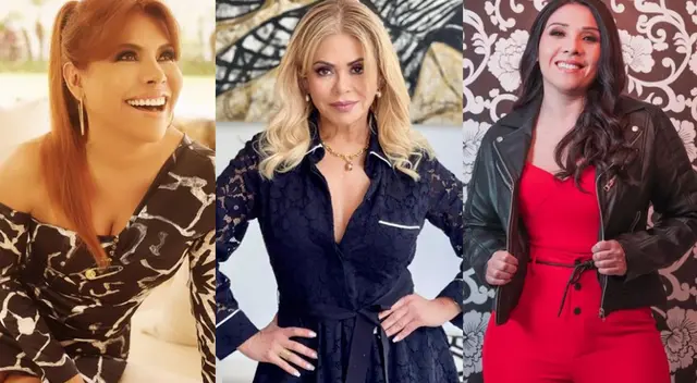Magaly Medina, Gisela Valcárcel y Tula Rodríguez son grandes figuras de la pantalla chica.
