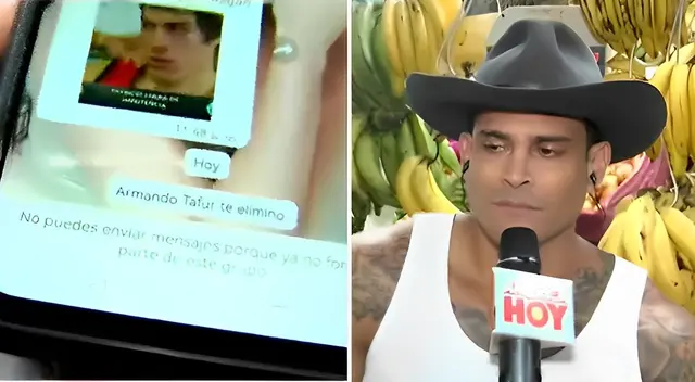 Christian Domínguez no esperó lo que le hicieron sus compañeros.