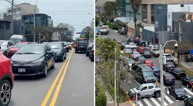 Embajada de Mexico en Peru bloqueada.