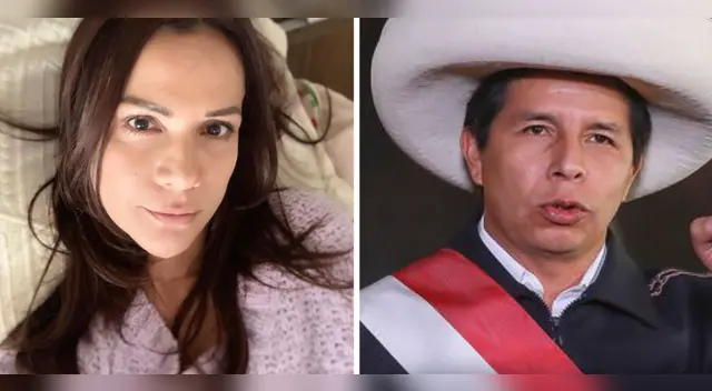 Mónica Sánchez se pronuncia tras vacancia de Pedro Castillo.