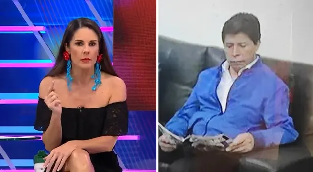 Rebeca Escribens se mostró tranquila ahora que Pedro Castillo ya no es presidente. Rebeca Escribens se mostró tranquila ahora que Pedro Castillo ya no es presidente.