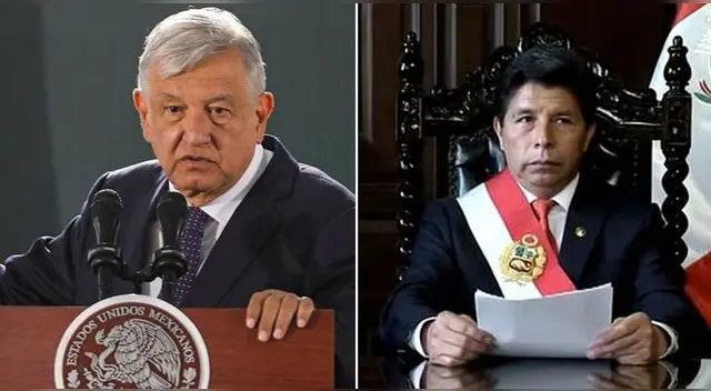 El presidente de México lamentó a situación de Pedro Castillo tras ser vacado y disolver el Congreso de la República.