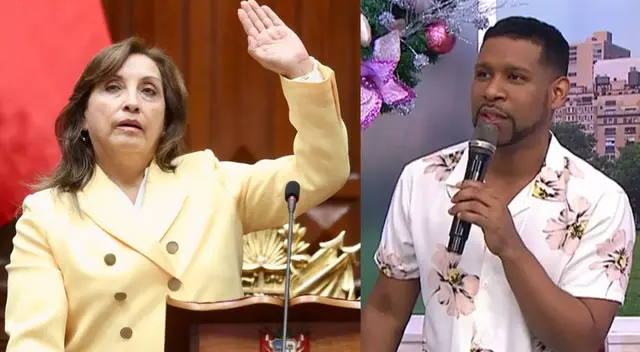 Giselo CRITICA look de Dina Boluarte.