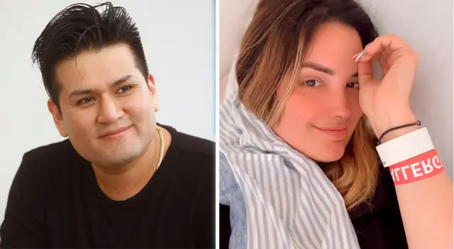 Cassandra Sánchez agradecida con Deyvis Orosco. Cassandra Sánchez agradecida con Deyvis Orosco.