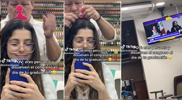 El inesperado momento se volvió viral en las redes sociales.