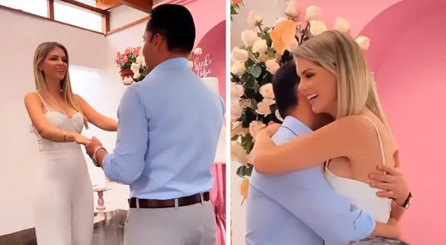 Richard Acuña sorprendió a Brunella Horna.