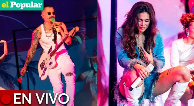 Mike Bahía y Greeicy se presentarán hoy en Arequipa.