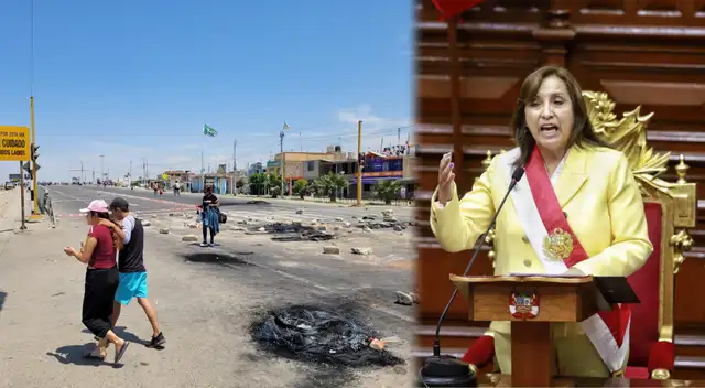 Presidenta Dina Boluarte pide calma a protestantes Presidenta Dina Boluarte pide calma a protestantes