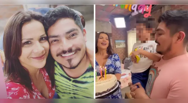 Mónica Sánchez saluda a Erick Elera por su cumpleaños.