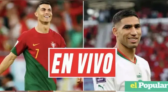 MIRA EN DIRECTO el duelo entre Portugal y Marruecos.