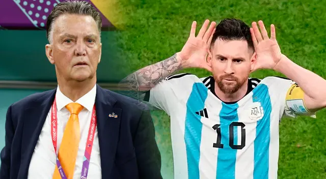Lionel Messi apeló al espíritu maradoniano y enfrentó a Van Gaal como nunca antes visto. Lionel Messi apeló al espíritu maradoniano y enfrentó a Van Gaal como nunca antes visto.