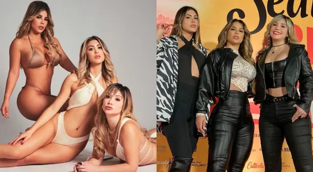 Las hermanas Serpa no pudieron aguantar la risa cuando Magaly Medina reveló que no tenían prendas originales. Las hermanas Serpa no pudieron aguantar la risa cuando Magaly Medina reveló que no tenían prendas originales.