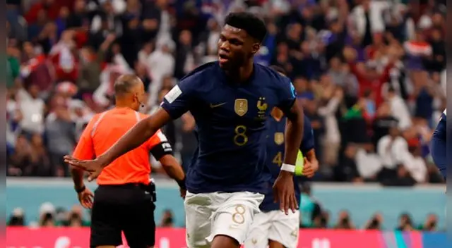 Aurélien Tchouaméni anotó el primer gol del partido.