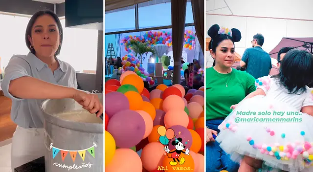 Maricarmen Marín celebre el cumpleaños de su hija. Maricarmen Marín celebre el cumpleaños de su hija.