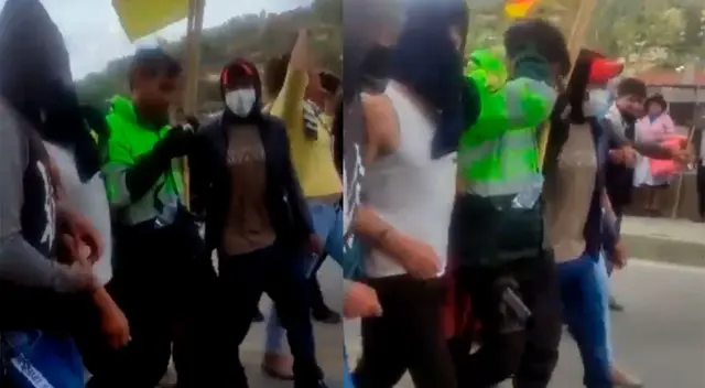 Manifestantes exigen con su medida el cierre del Congreso y nuevas elecciones general.