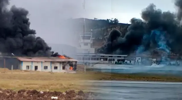 Manifestantes toman el aeropuerto de Apurímac