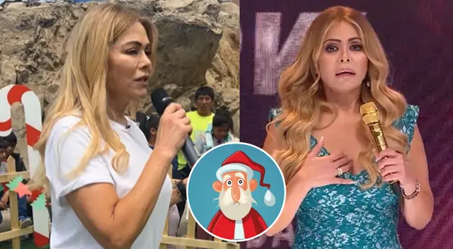 Gisela Valcárcel asegura frente a niños que Papá Noel no es real.