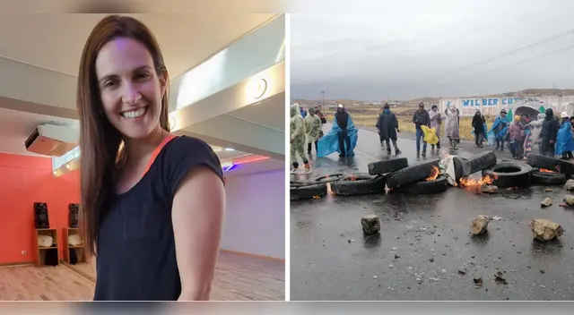 Emilia Drago habla sobre las protestas.