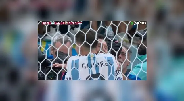 Tercer gol para Argentina Tercer gol para Argentina