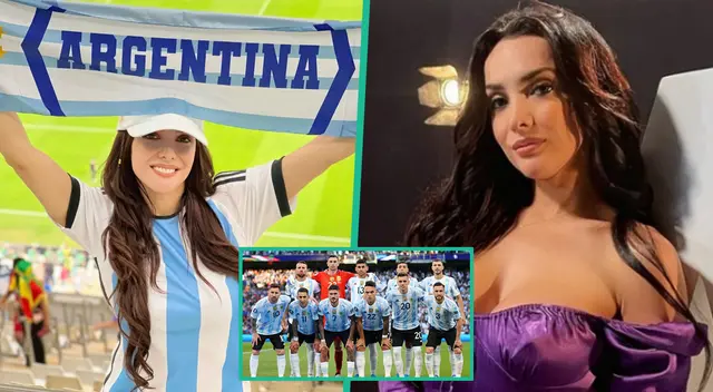 Rosángela vuelve a apoyar a Argentina y afirma que no es 'salada': "Yo doy suerte" Rosángela vuelve a apoyar a Argentina y afirma que no es 'salada': "Yo doy suerte"