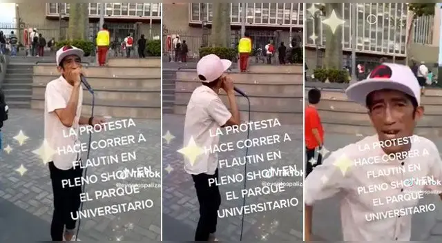 La peculiar reacción del cómico se ha vuelto viral en las redes.