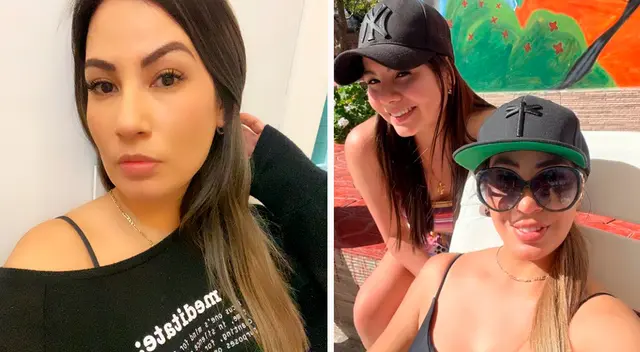 Pamela López es troleada por su hija mayor.