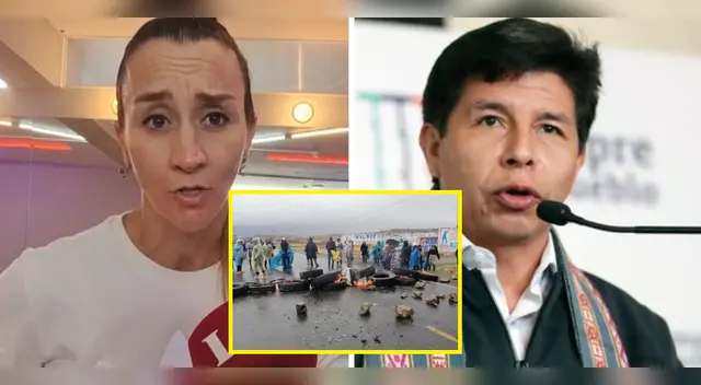 Vania Bludau habla sobre la crisis política. Vania Bludau habla sobre la crisis política.