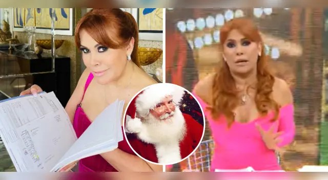 Magaly Medina creía en Papa Noel. Magaly Medina creía en Papa Noel.