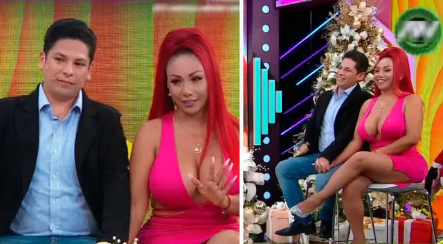 Deysi Araujo feliz tra retomar relación con el juez. Deysi Araujo feliz tra retomar relación con el juez.