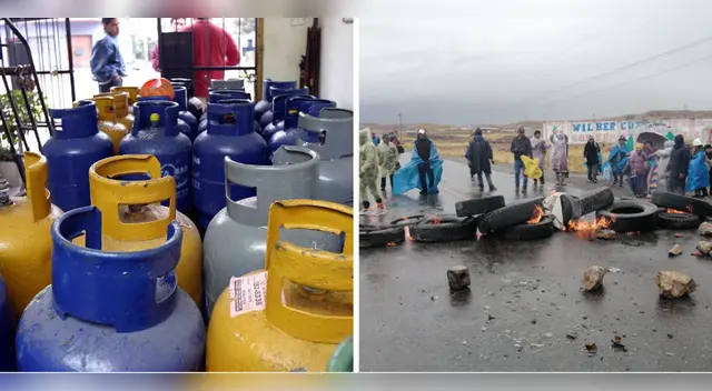 Se registra escases de balones de gas por protestas. Se registra escases de balones de gas por protestas.