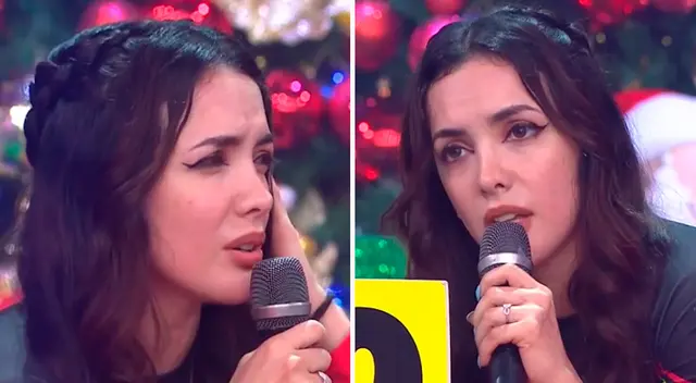 Rosángela Espinoza se molesta en EEG. Rosángela Espinoza se molesta en EEG.