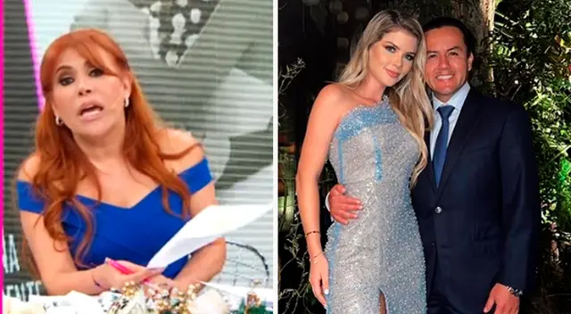 Magaly se pronuncia tras cancelación de boda de Brunella Horna. Magaly se pronuncia tras cancelación de boda de Brunella Horna.