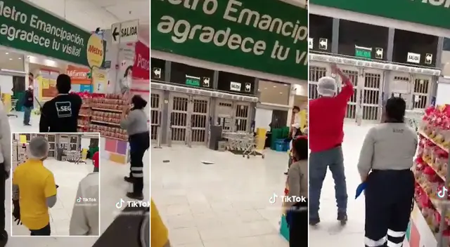 Protestantes violentos llegaron a la puerta de Metro de Emancipación y comenzaron a causar destrozos. Protestantes violentos llegaron a la puerta de Metro de Emancipación y comenzaron a causar destrozos.
