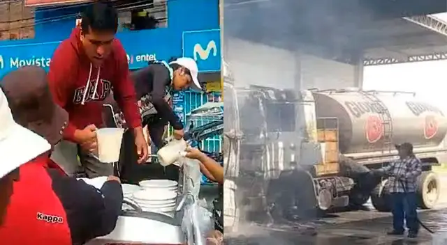 Los ganaderos mencionaron que regalarán este alimento debido a que no pueden comercializarla por las protestas contra el Congreso.