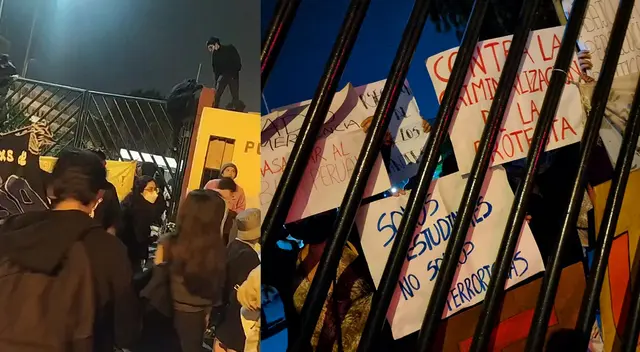 estudiantes ingresan a la fuerza a la UNMSM