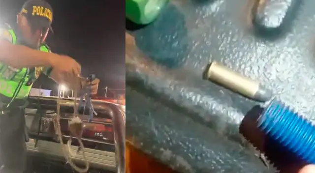 PNP detiene a reservistas del Vraem con arma casera PNP detiene a reservistas del Vraem con arma casera