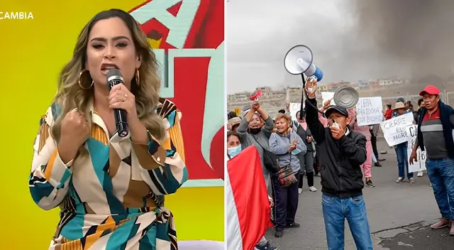 Ethel Pozo se mostró bastante molesta.