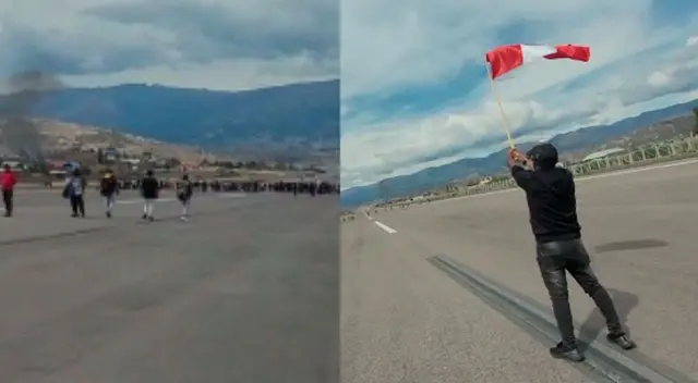 Manifestantes interrumpieron el normal vuelo de pasajeros.